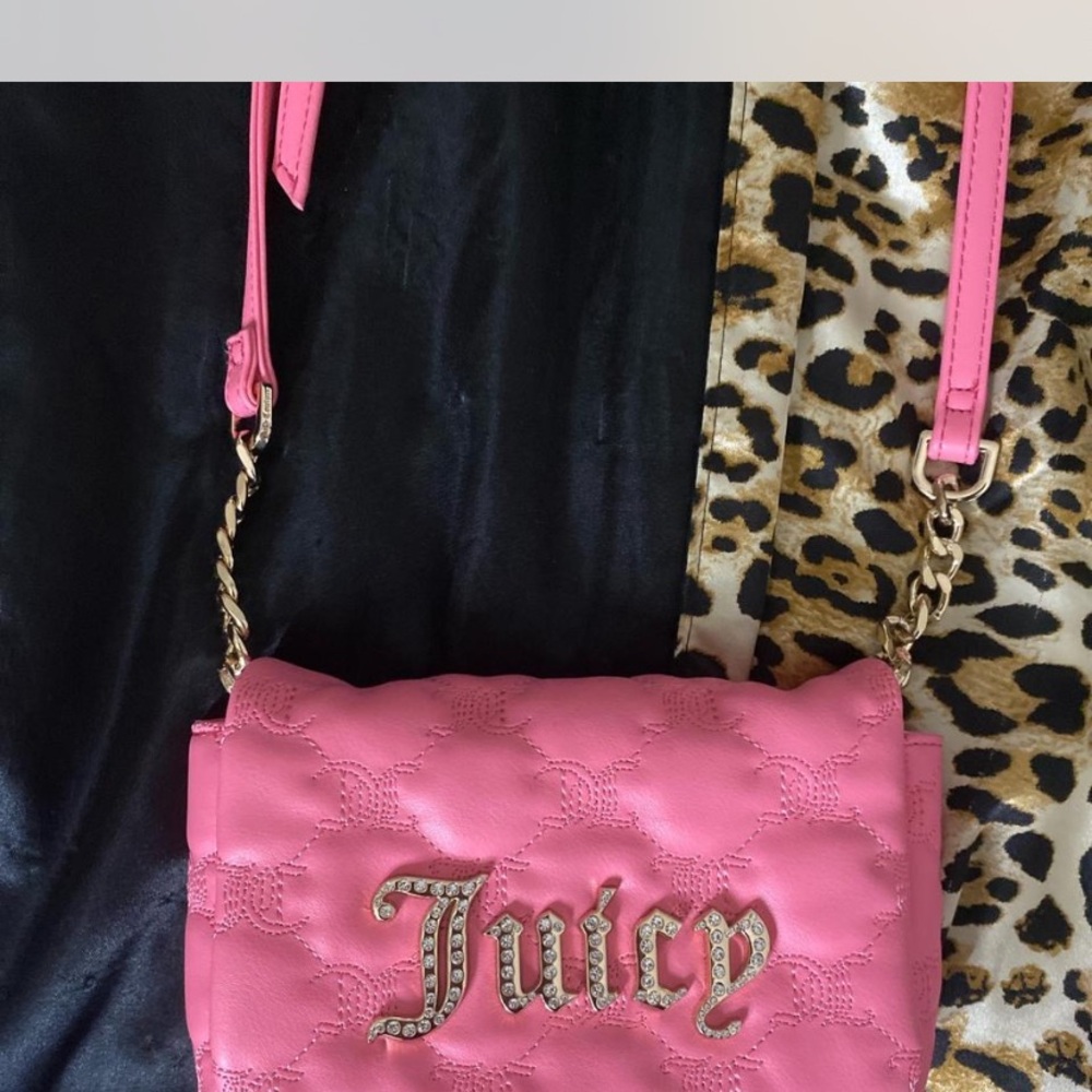 Juicy Couture Vibrant Pink Crossbody Bag
